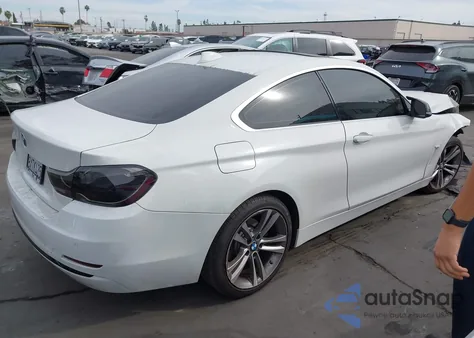 2018 BMW 430I z USA, uszkodzony, nr VIN WBA4W3C55JAF91480
